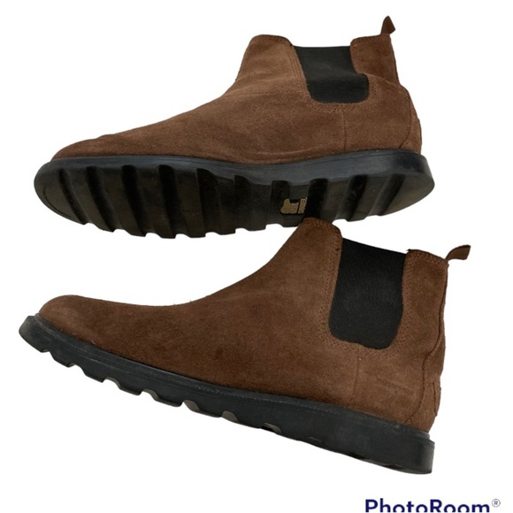 Sorel Suede Unisex Chelsea Boots Sz 5 US - Picture 1 of 15